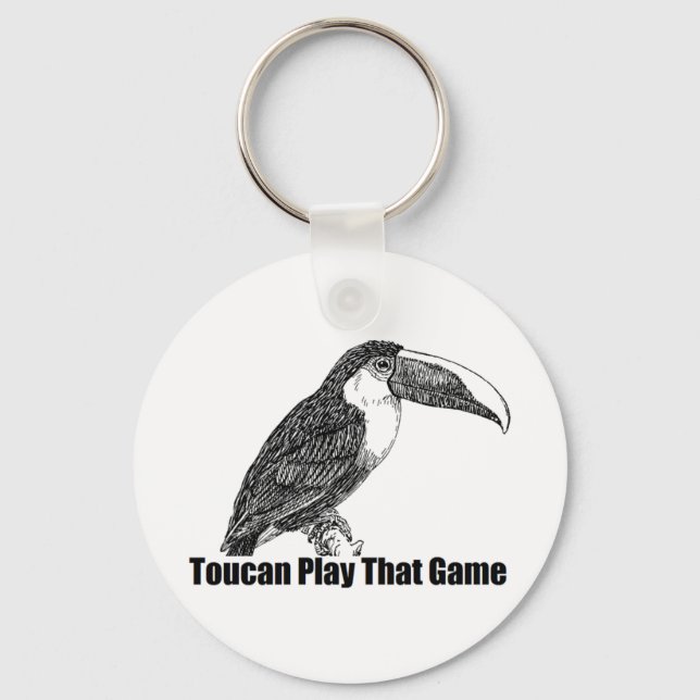 Porte-clés Toucan Joue Ce Jeu (Recto)