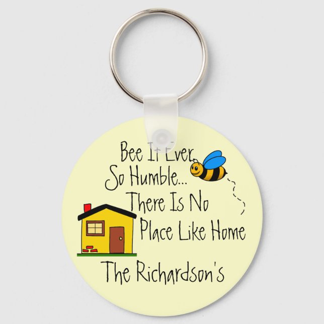 Porte-clés Touches Maison-Personnalisez-Le ! (Recto)