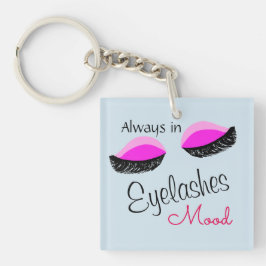 Porte-clés toujours dans les cils humeur sac fourre-tout