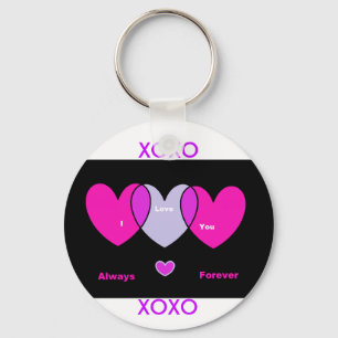 Porte-clés Toujours pour toujours, XOXO, XOXO
