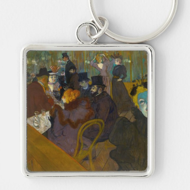Porte-clés Toulouse-Lautrec - Au Rouge (Devant)