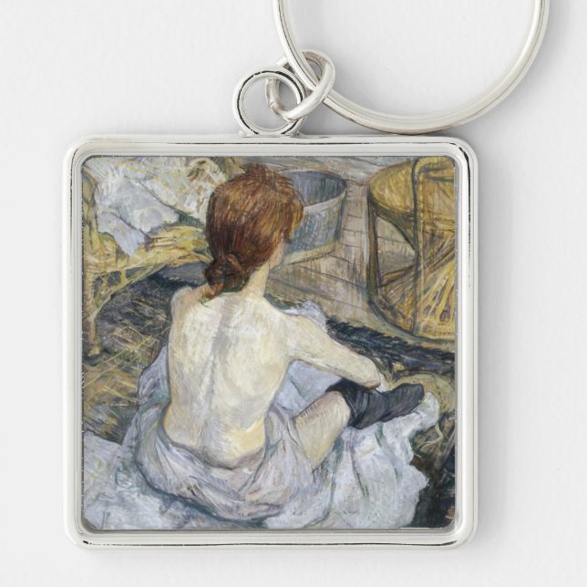 Porte-clés Toulouse-Lautrec - Rousse / Toilettes (Devant)