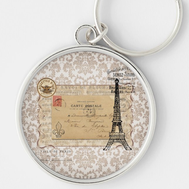 Porte-clés Tour Eiffel (Devant)