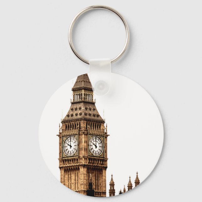 Porte-clés Tour Sepia Big Ben (Recto)