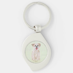 Porte-clés Tourbillon Chien Morkie