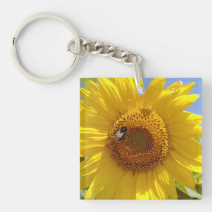 Porte-clés Tournesol jaune