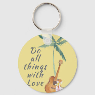 Porte-clés Tous les Things With Love Tropical