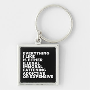 Porte-clés Tout ce que j'aime