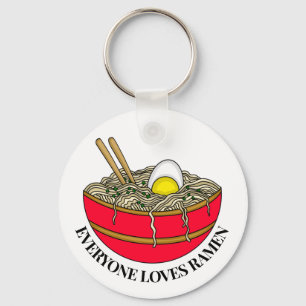 Porte-clés Tout le monde aime Ramen   Funny Pun