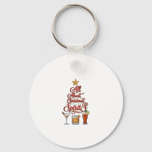 Porte-clés Tout sur les cocktails de Noël Esprits Whiskey Sta