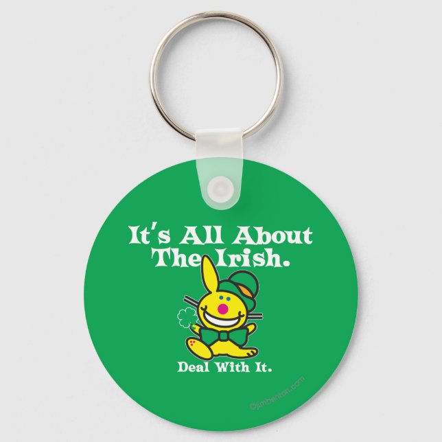 Porte-clés Tout sur l'Irlandais (vert) (Recto)
