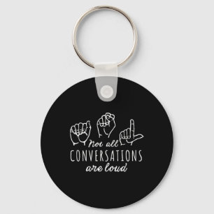 Porte-clés Toutes les conversations ne sont pas fortes Langue