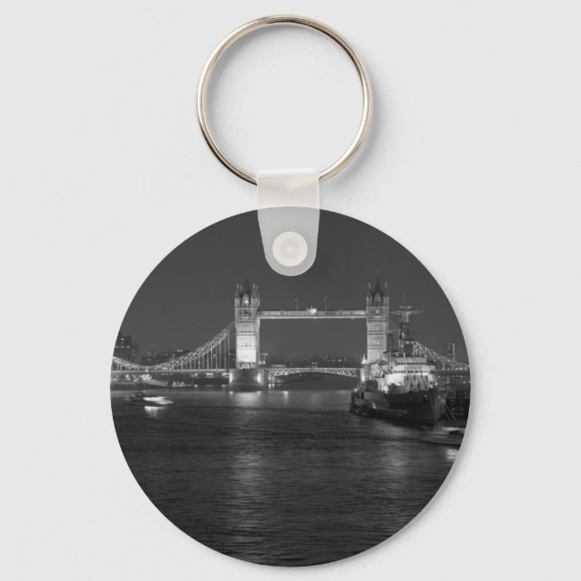 Porte-clés Tower Bridge et HMS Belfast (Recto)