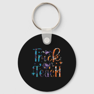 Porte-clés Tracer Ou Enseigner Mignonne Halloween Enseignants