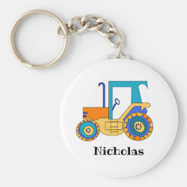 Porte-clés Tracteur coloré personnalisé