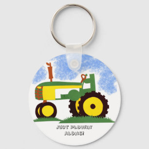 Porte-clés Tracteur sous le ciel bleu