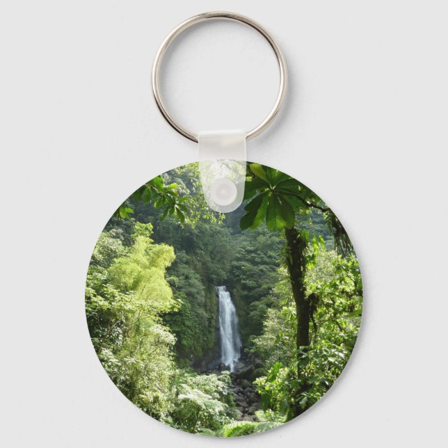 Porte-clés Trafalgar Falls Tropical Rainforest Photographie (Recto)