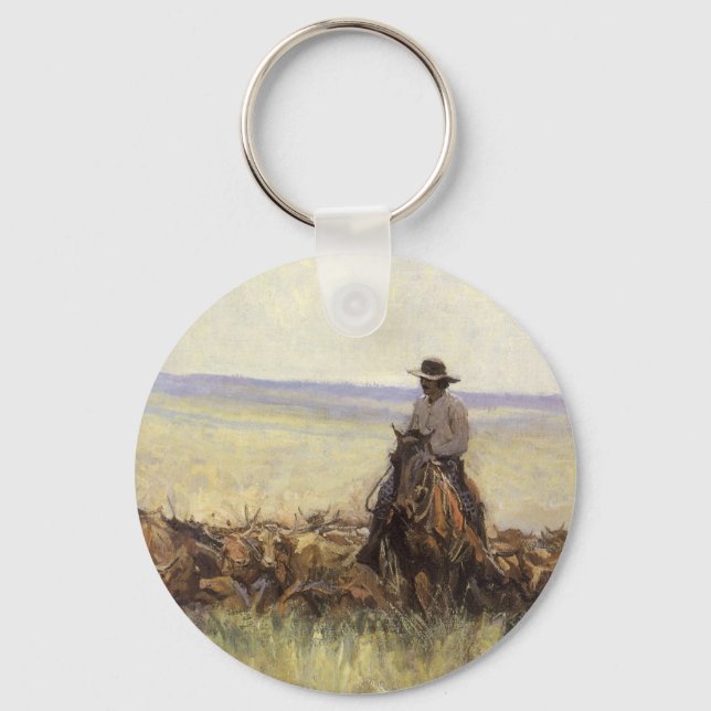 Porte-clés Trail Herd to Wyoming by WHD Koerner (Recto)