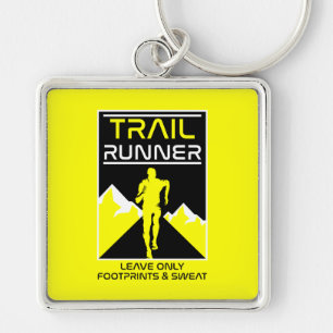 Porte-clés Trail Runner Sport Dans La Nature