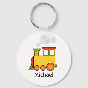Porte-clés Train multicolore personnalisé