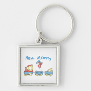 Porte-clés Train New Mommy C'est un petit cadeau