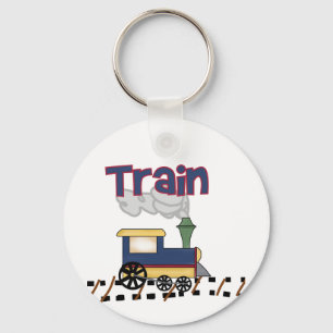 Porte-clés Train sur des T-shirts et des cadeaux de voie