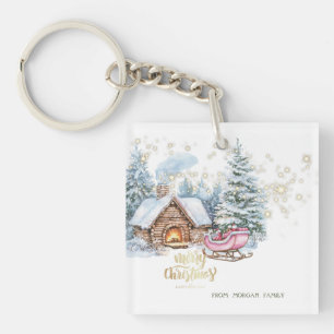 Porte-clés Traîneau de la maison forestière
