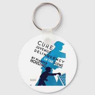 Porte-clés Traiter la délinquance juvénile dans les taudis