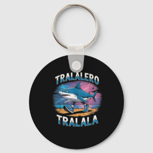 Porte-clés Tralalero Tralala Italien Brainrot Drôle Requin Me