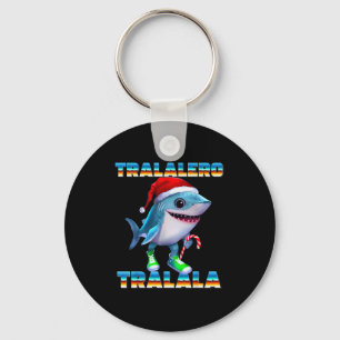 Porte-clés Tralalero Tralala Memes de Brainrot italien Noël