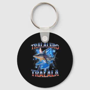Porte-clés Tralalero Tralala - Tralalero Tralala Mème de requ
