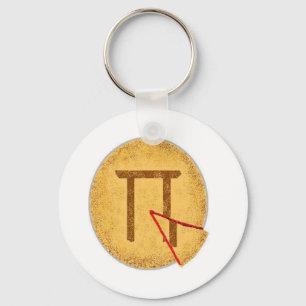 Porte-clés Tranche de jour de pi