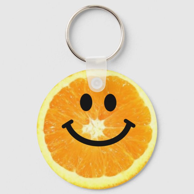 Porte-clés tranche orange (Recto)