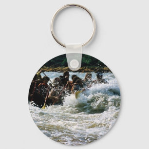 Porte-clés Transporter de l'eau blanche