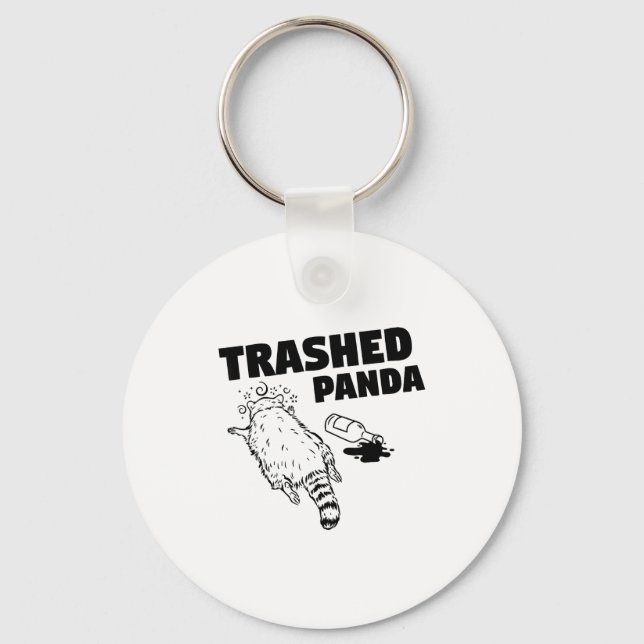 Porte-clés Trashed Panda  (Recto)
