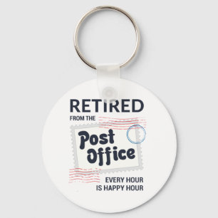 Porte-clés Travailleur de la poste retraité Mailman Funny