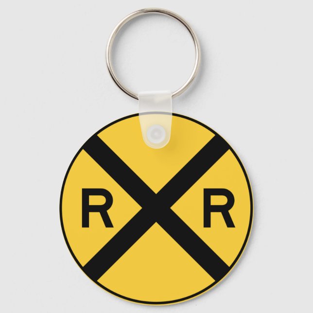Porte-clés Traversée ferroviaire (Recto)