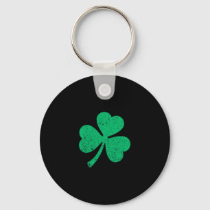 Porte-clés Trèfle irlandais à quatre feuilles drôle de St-Pat