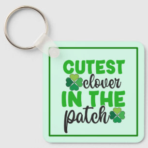Porte-clés Trèfle le plus mignon du patch-61106