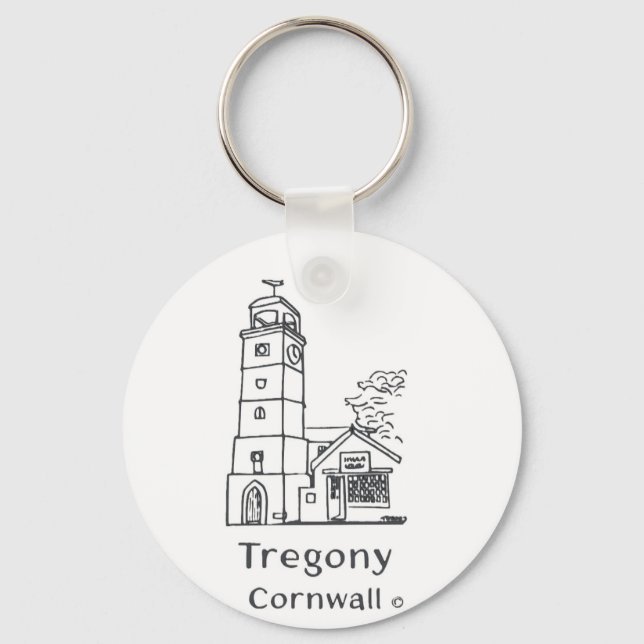 Porte-clés Tregony Clocktower Keyring (Recto)