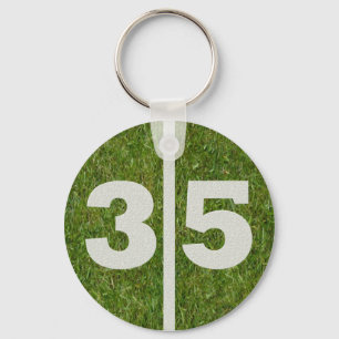 Porte-clés trente-cinquième Cadeau d'anniversaire