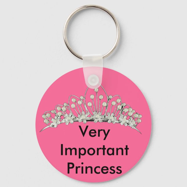 Porte-clés Très important Porte - clé Princesse (Recto)