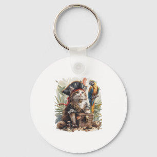 Porte-clés Trésor de chat pirate