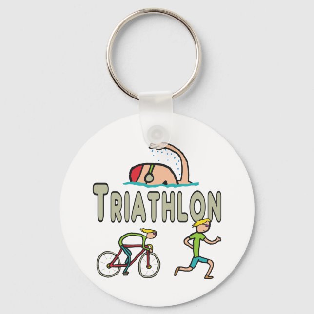 Porte-clés Triathlon (Recto)