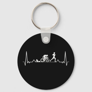 Porte-clés Triathlon Heartbeat
