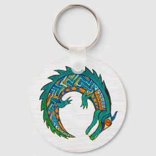 Porte-clés Tribal Alligator Art