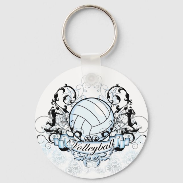 Porte-clés Tribal de volleyball (Recto)