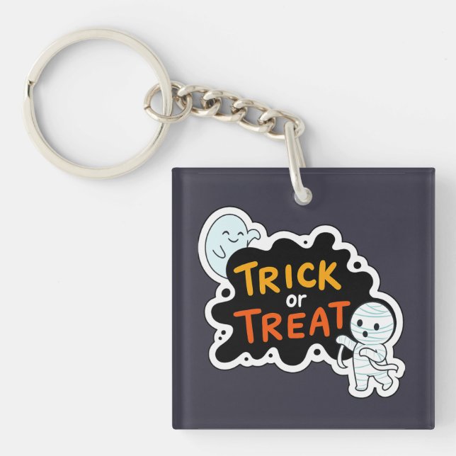 Porte-clés Trick ou Treat Fun (Devant)