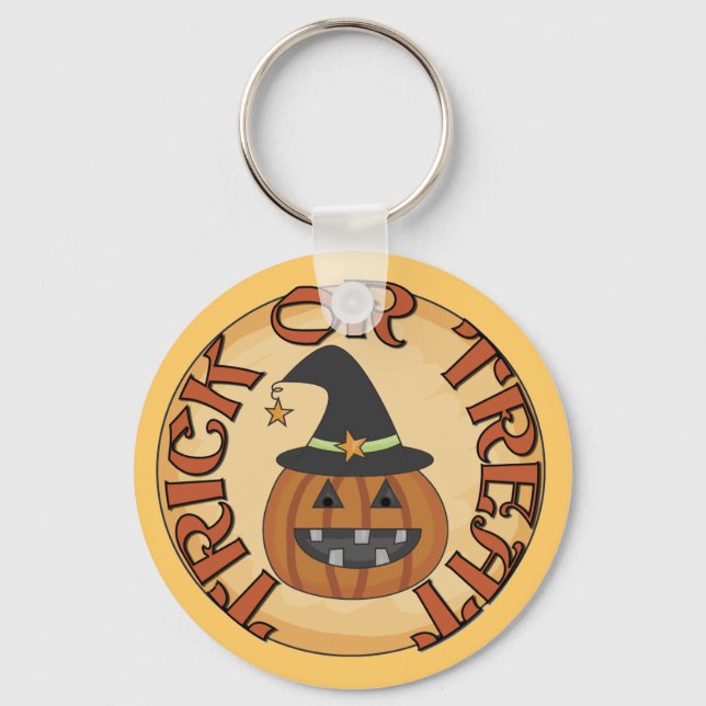 Porte-clés Trick ou Treat Tshirts et cadeaux (Recto)