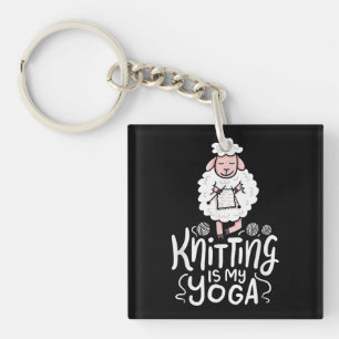 Porte-clés Tricot Chat Chemise Tricot Lover Amoureux des chat